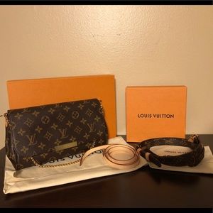 Louis Vuitton Favorite MM and Monogram Strap